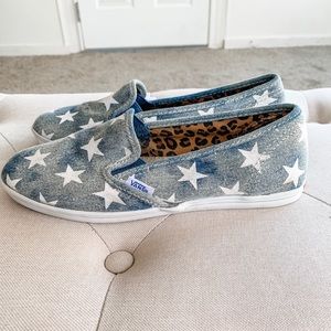 Vans Slip-On’s - Stars & denim